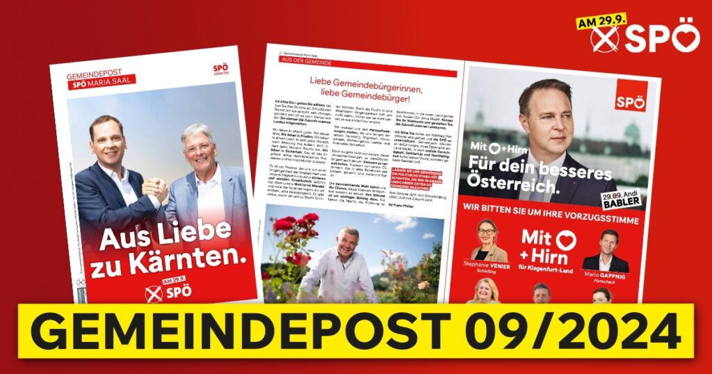 Gemeindepost September 2024 Maria Saal