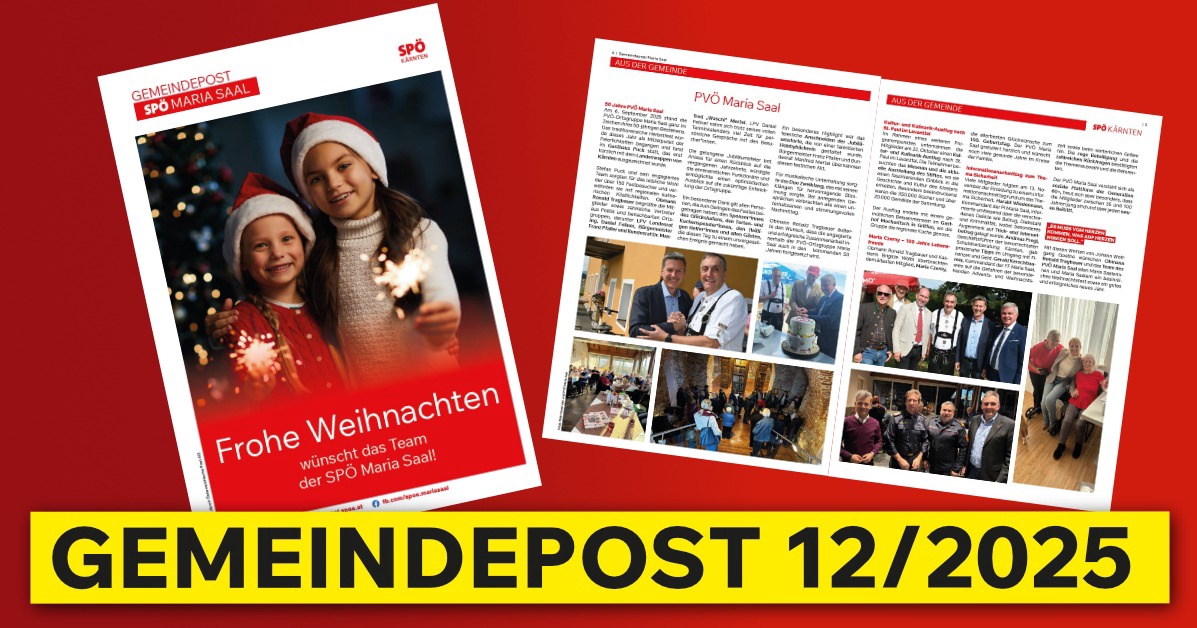 Gemeindepost Dezember 2025 Maria Saal